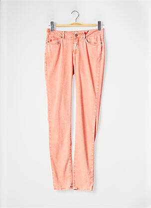 Pantalon slim talie joasă talie joasă portocaliu I.CODE (By IKKS) femeie