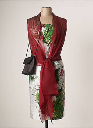 Rochie scurtă gri PAULE VASSEUR femeie