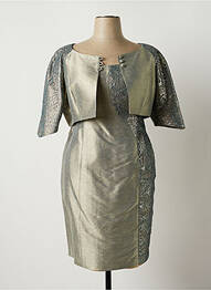 Set rochie broderie gri PAULE VASSEUR femme
