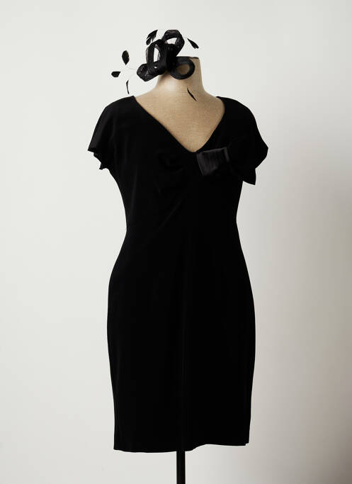 Rochie midi negru PAULE VASSEUR femeie