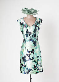 Rochie scurtă fără mâneci fără mâneci verde PAULE VASSEUR femme
