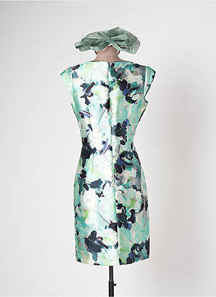 Rochie scurtă fără mâneci fără mâneci verde PAULE VASSEUR femeie