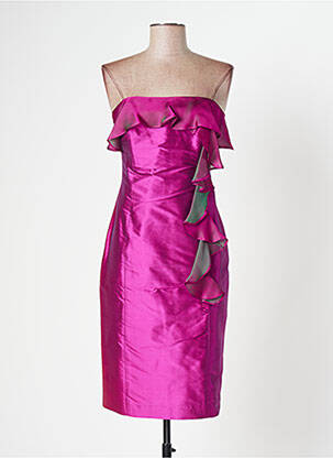 Rochie scurtă violet PAULE VASSEUR femeie