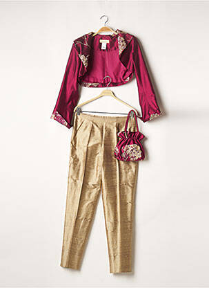 Set pantaloni mâneci lungi roz PAULE VASSEUR femeie