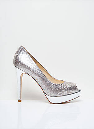 Sandale/Pantofi decupați gri SACHA LONDON femeie