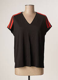 Top elasticitate mâneci scurte negru GARELLA femme