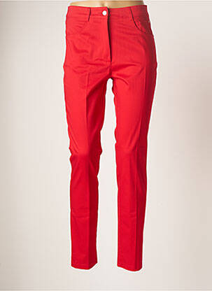 Pantalon slim roșu TRICOT CHIC femeie