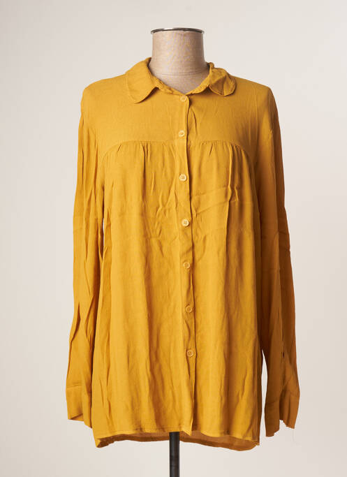 Tunică mâneci lungi galben LAUREN VIDAL femeie