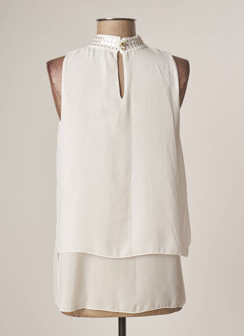 Top alb ELEONORA AMADEI femeie