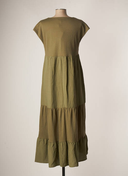 Rochie lungă verde ELEONORA AMADEI femeie