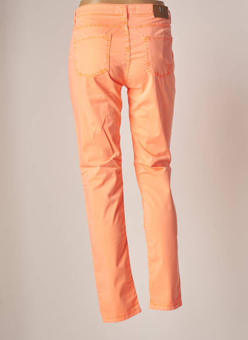 Pantalon slim portocaliu MENSI COLLEZIONE femeie