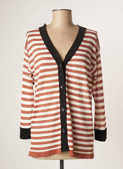 Vestă cu mâneci lungi maro B.YU femeie