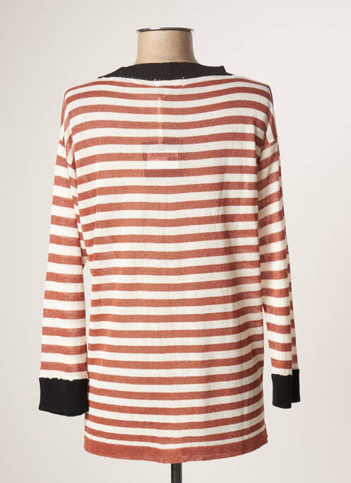 Vestă cu mâneci lungi maro B.YU femeie