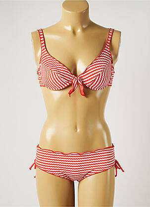 Costum de baie din două piese roșu JUSTMINE femeie