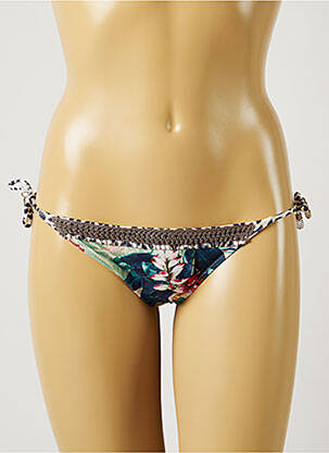 Chiloți de baie imprimeu tie and dye bikini verde WATERCULT femeie