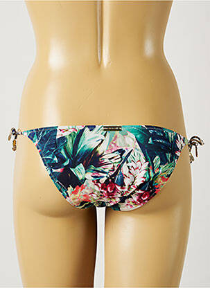 Chiloți de baie imprimeu tie and dye bikini verde WATERCULT femeie