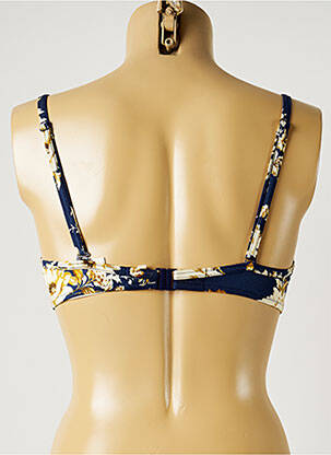 Sutien de costum de baie elasticitate top sutien modelat albastru WATERCULT femeie