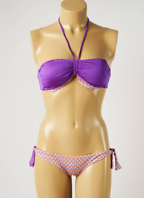 Costum de baie din două piese violet JUSTMINE femeie