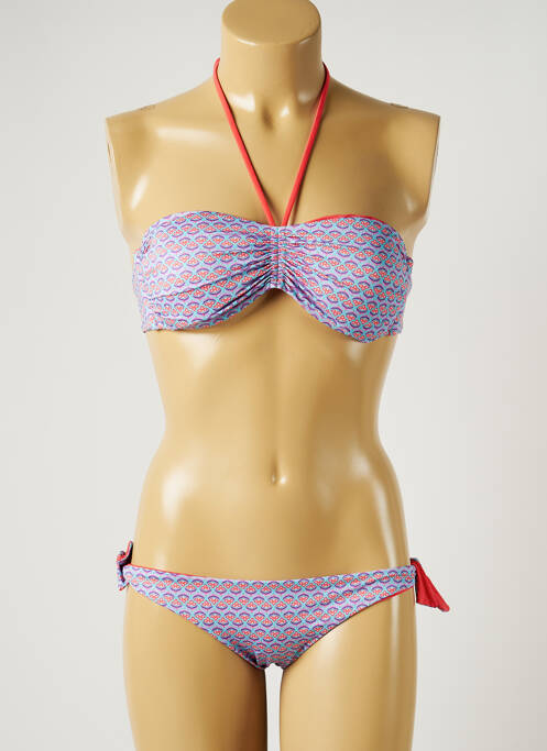 Costum de baie din două piese albastru JUSTMINE femeie