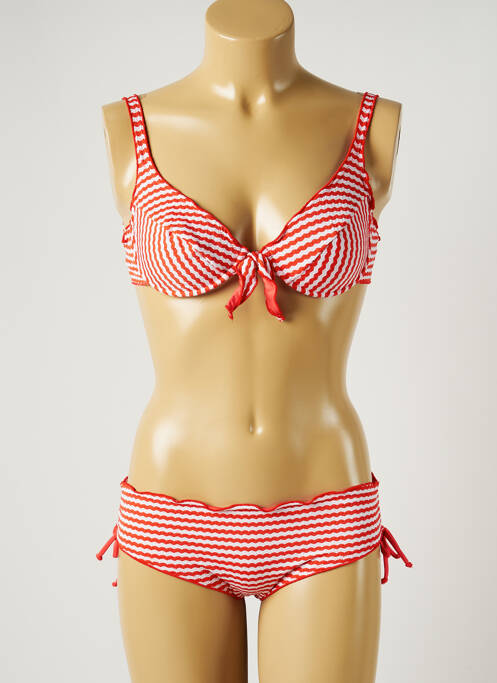 Costum de baie din două piese roșu JUSTMINE femeie