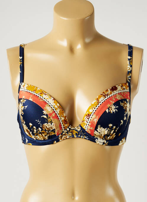 Sutien de costum de baie albastru WATERCULT femeie