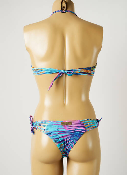 Costum de baie din două piese albastru MISS BIKINI femeie