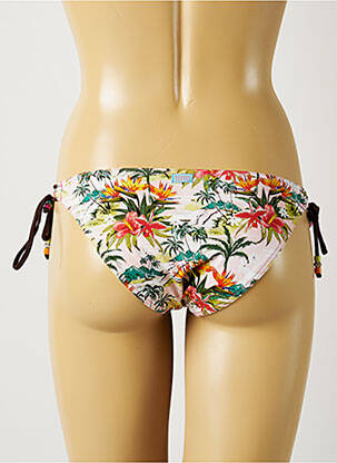 Chiloți de baie imprimeu tie and dye bikini roz BANANA MOON femeie