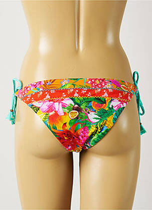 Chiloți de baie imprimeu tie and dye bikini portocalie BANANA MOON femeie