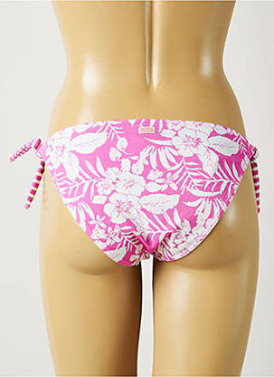 Chiloți de baie imprimeu floral bikini roz BANANA MOON femeie
