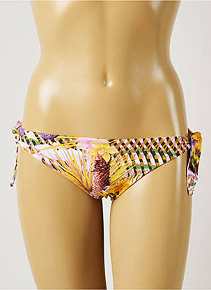 Chiloți de baie galben MISS BIKINI femeie