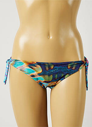 Chiloți de baie albastru MISS BIKINI femeie