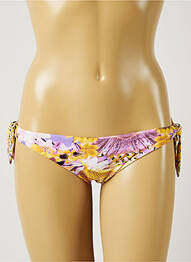 Chiloți de baie imprimeu floral bikini galben MISS BIKINI femme