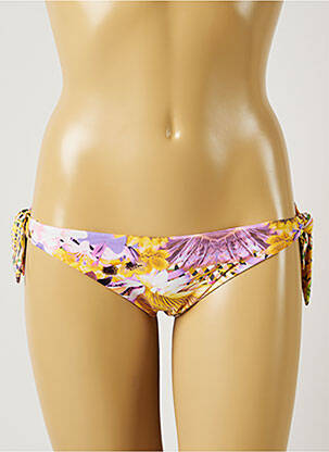 Chiloți de baie galben MISS BIKINI femeie