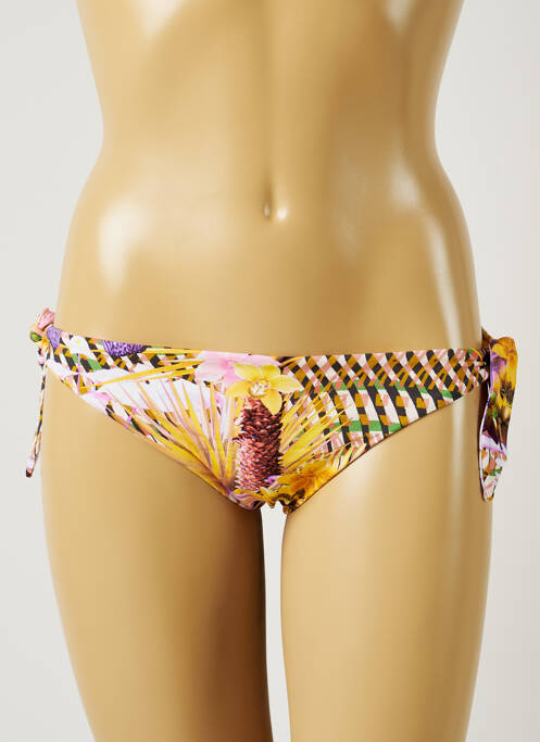 Chiloți de baie galben MISS BIKINI femeie