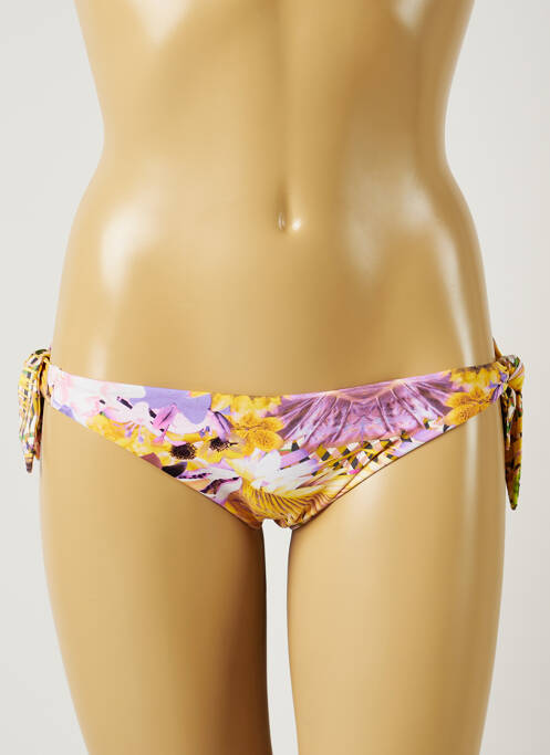 Chiloți de baie galben MISS BIKINI femeie