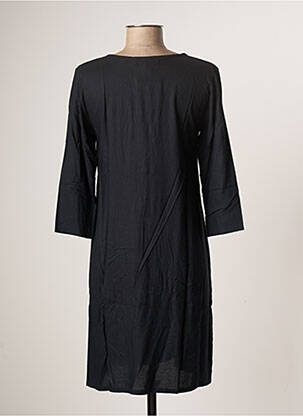 Rochie midi imprimeu fantezie mâneci lungi albastru BAMBOO'S femeie