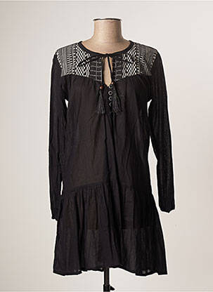 Rochie scurtă mâneci lungi mâneci lungi negru BAMBOO'S femeie
