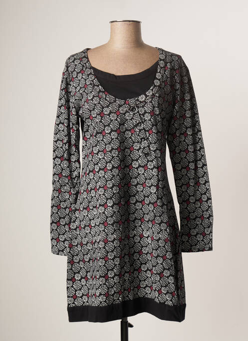 Rochie midi negru BAMBOO'S femeie