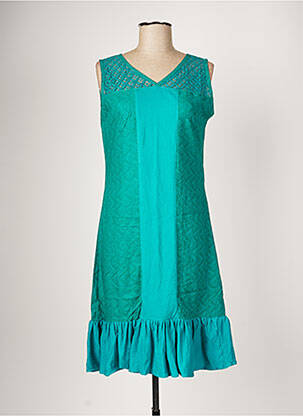 Rochie midi verde BAMBOO'S femeie