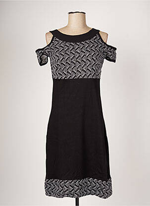 Rochie midi negru BAMBOO'S femeie