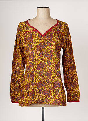 Top galben BAMBOO'S femeie