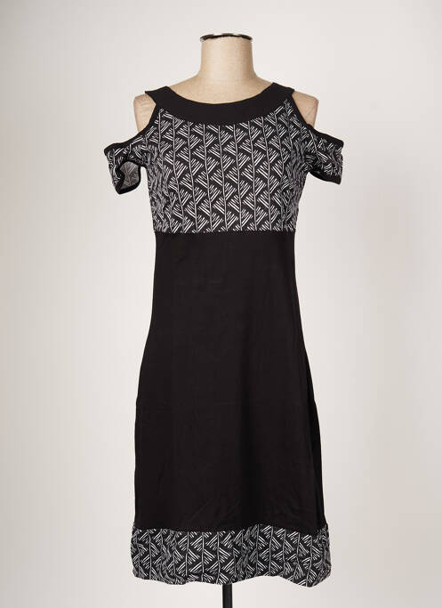 Rochie midi negru BAMBOO'S femeie