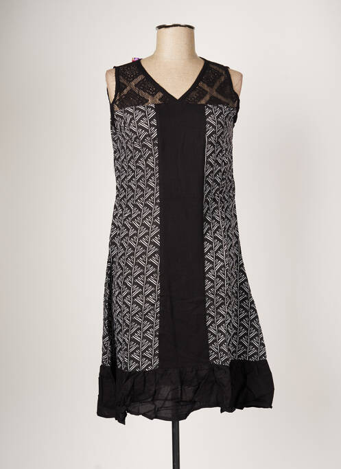 Rochie midi negru BAMBOO'S femeie