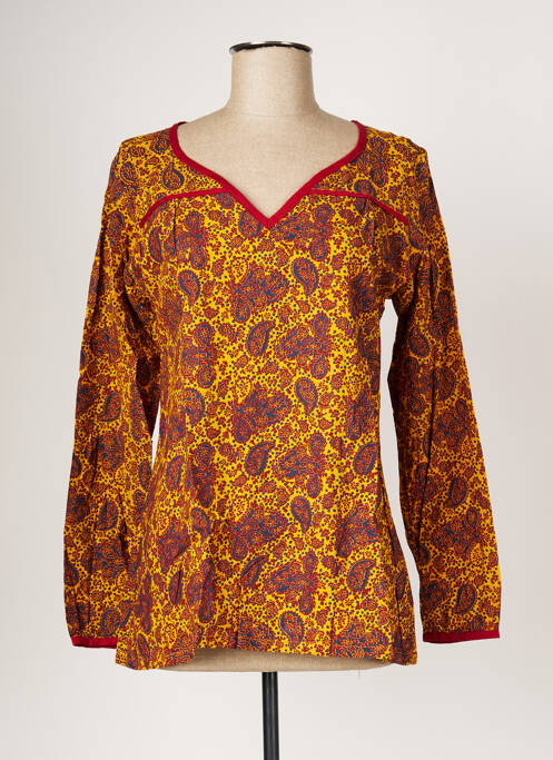 Top galben BAMBOO'S femeie