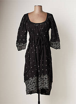 Rochie midi negru BAMBOO'S femeie