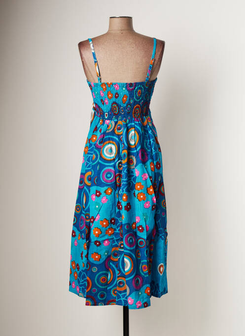 Rochie midi albastru BAMBOO'S femeie