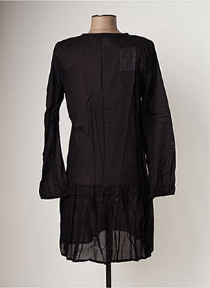 Rochie scurtă croială evazată mâneci lungi negru BAMBOO'S femeie