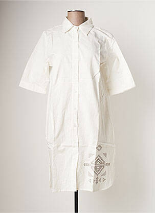 Rochie midi alb BAMBOO'S femeie