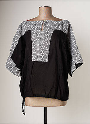 Top negru BAMBOO'S femeie