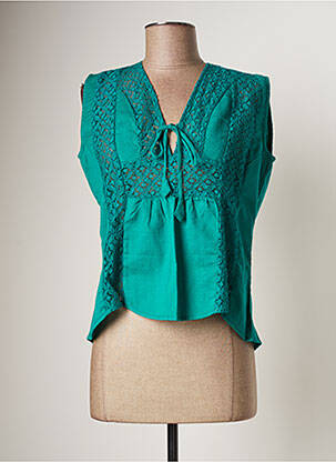 Top verde BAMBOO'S femeie